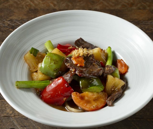 Thai Pepper Steak.