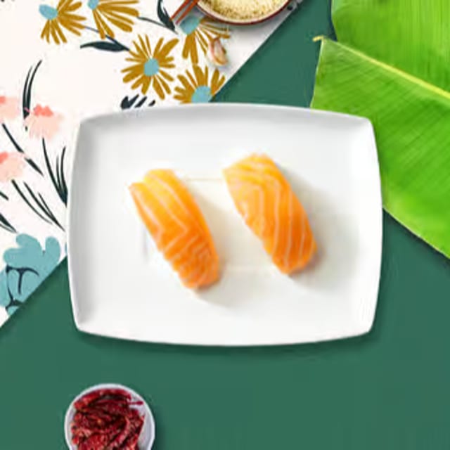 Smoked Salmon Nigiri.